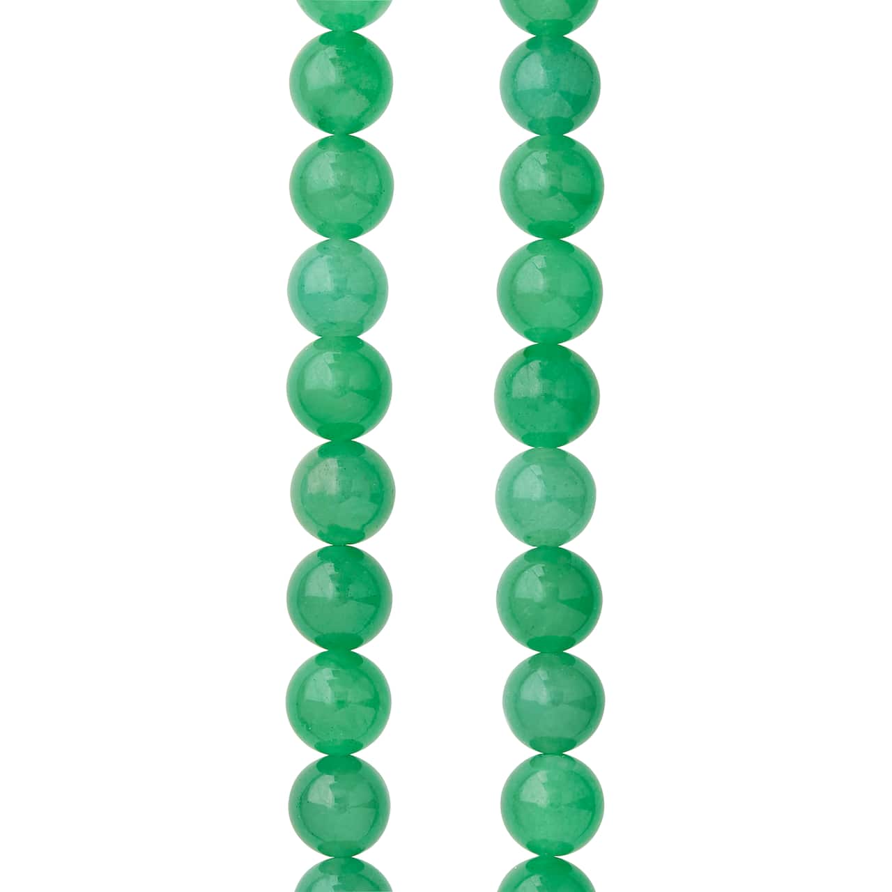 12 Pack: Green Aventurine Round Beads, 8mm by Bead Landing™